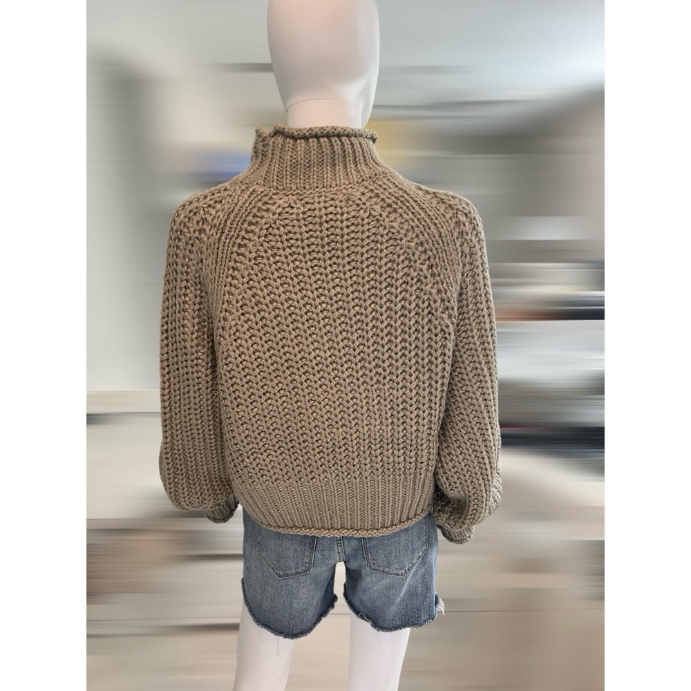 SMOKE & MIRRORS Chunky mock neck sweater S/M M/L combo size - Picture 5 of 7